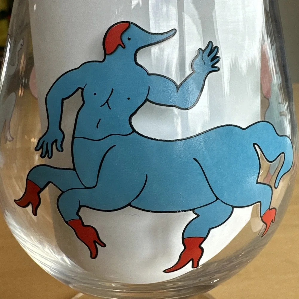 Duvel Tulip Beer Glass Limited Edition 2010 by Artist Piet Parra Signed ~Etched
